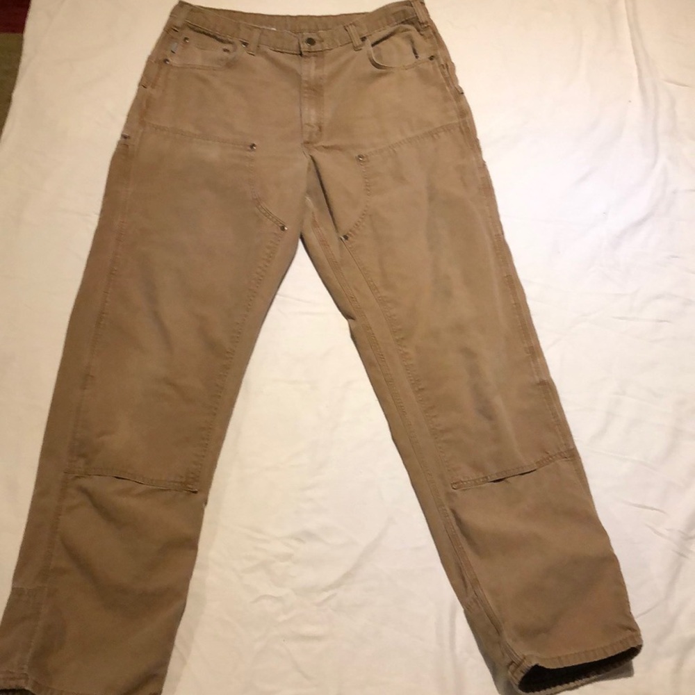 Carhartt double front carpenter pants.Hard wearing pants.Awesome condition.36x36